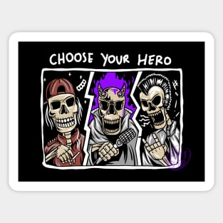 Choose Your Hero Sticker